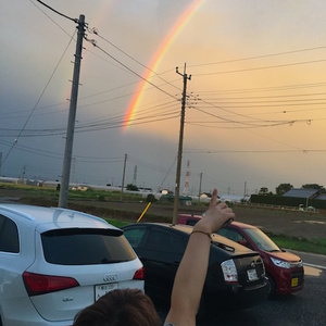 虹だぁ〜